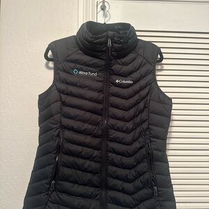 Amazon Alexa Fund Columbia Black Omni Heat Puffer Vest L